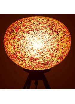lampe mosaïque, lampe à poser