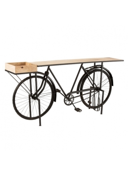 vélo décoratif métal, vélo console