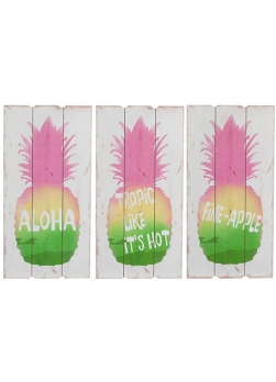 cadre ananas, couleur pop et acidulé