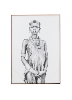 Peinture homme africain tribal