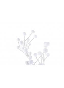 Arbre décoratif blanc avec LED, 60 cm